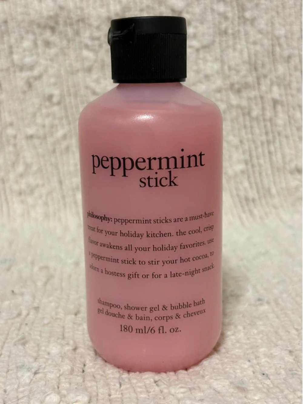 Philosophy peppermint stick Shower Gel 6 oz NEW sealed